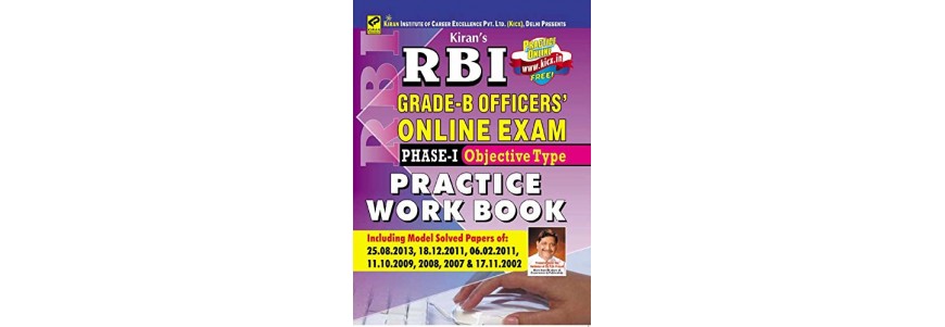 RBI GRADE B OFFICER Books